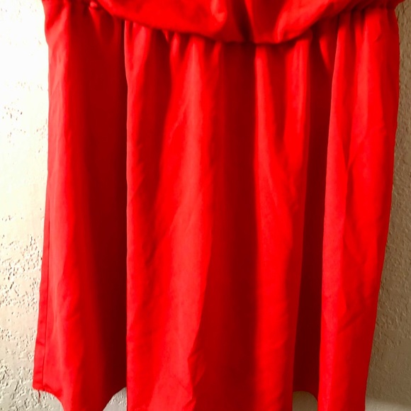 PLUS! Elastic Waist Scoop Neck Flutter Sleeve Dress - Picture 4 of 13